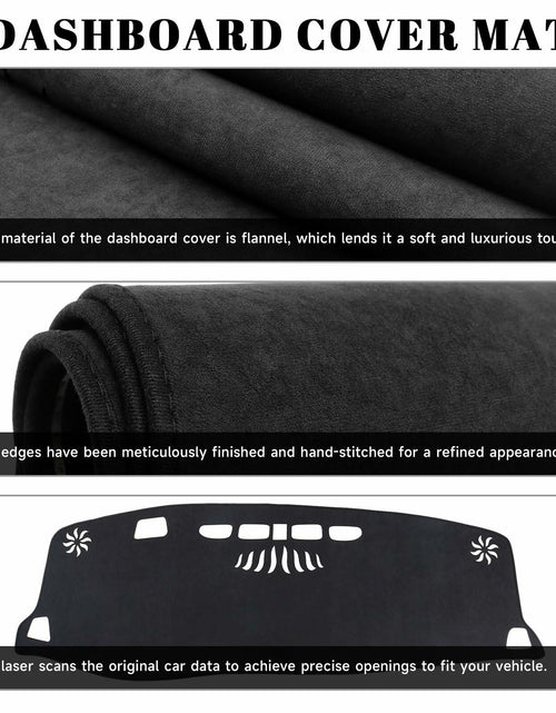 Load image into Gallery viewer, PeakPurit Black Dash Board Cover Mat Flannel for Chevy Blazer RS 2019-2026
