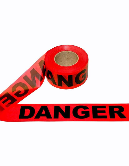 Load image into Gallery viewer, Pro Pack Red Danger Barricade Tape 3in x 1000ft 12-Pack Cordova
