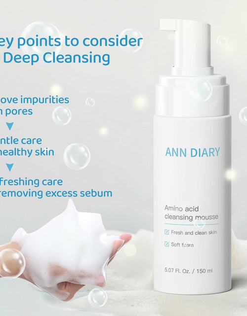 Load image into Gallery viewer, ANN DIARY Amino Acid Cleansing Mousse Hydrating Gentle Cleanser 150ML
