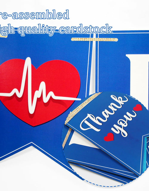 Load image into Gallery viewer, Qttier National Doctor's Day Banner Blue Cardstock Pre-strung Party Decor
