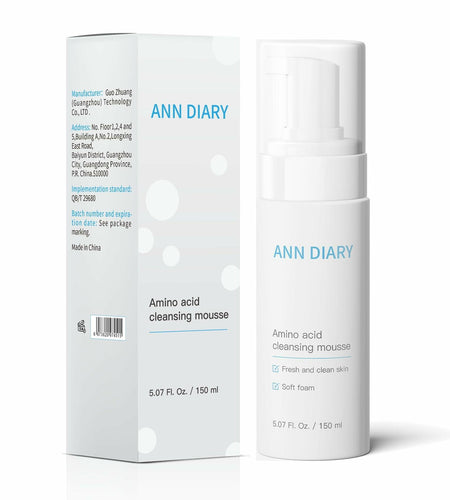 ANN DIARY Amino Acid Cleansing Mousse Hydrating Gentle Cleanser 150ML