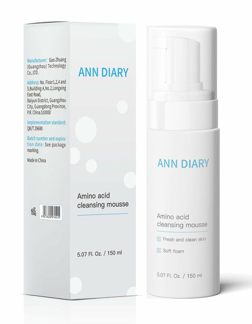 Load image into Gallery viewer, ANN DIARY Amino Acid Cleansing Mousse Hydrating Gentle Cleanser 150ML
