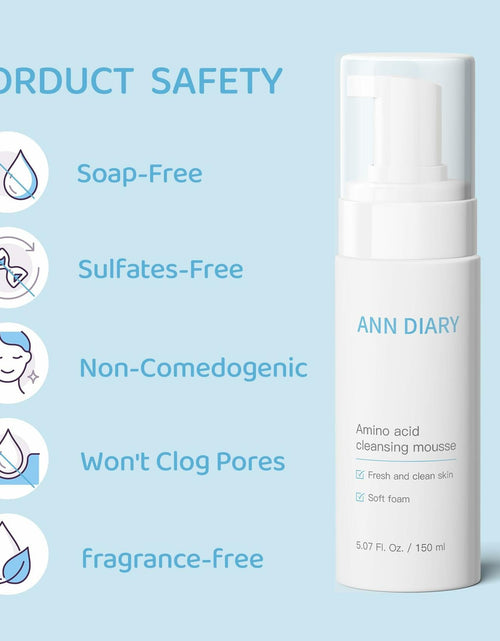 Load image into Gallery viewer, ANN DIARY Amino Acid Cleansing Mousse Hydrating Gentle Cleanser 150ML
