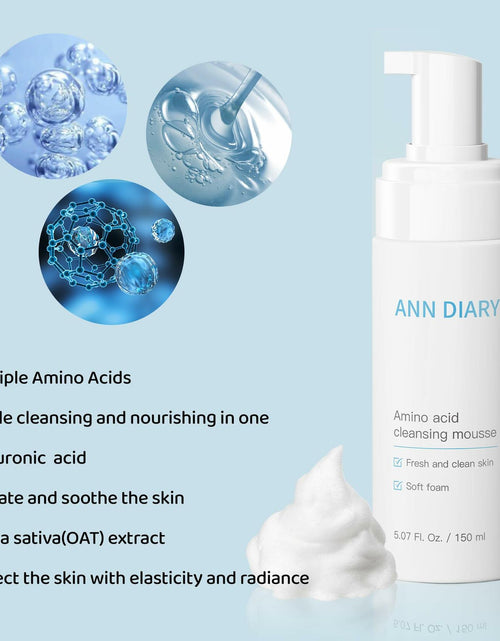 Load image into Gallery viewer, ANN DIARY Amino Acid Cleansing Mousse Hydrating Gentle Cleanser 150ML
