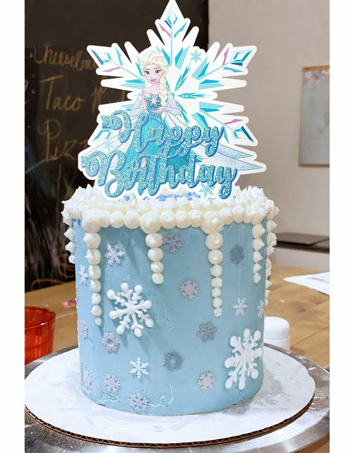Load image into Gallery viewer, Frozen Cake Topper Birthday Party Decoration for Children, 1 Count
