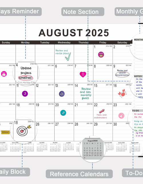 Load image into Gallery viewer, Gannyfer 2026 Desk Calendar 22x17 Large Monthly Planner with To-Do List
