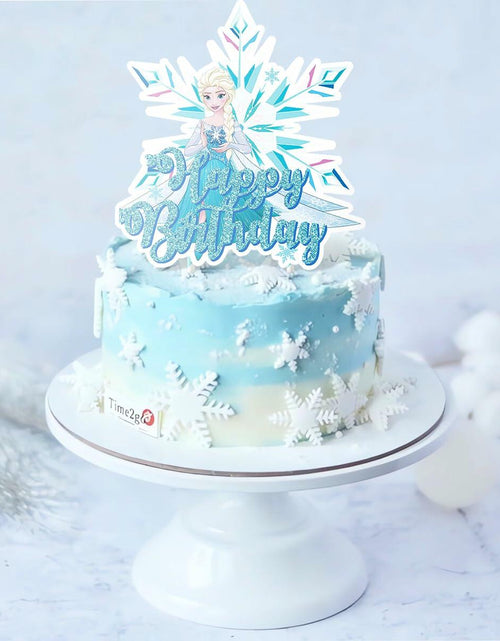 Load image into Gallery viewer, Frozen Cake Topper Birthday Party Decoration for Children, 1 Count
