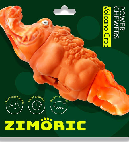 Zimoric Tough Dog Chew Toy Durable Interactive Treat Dispensing Medium Large