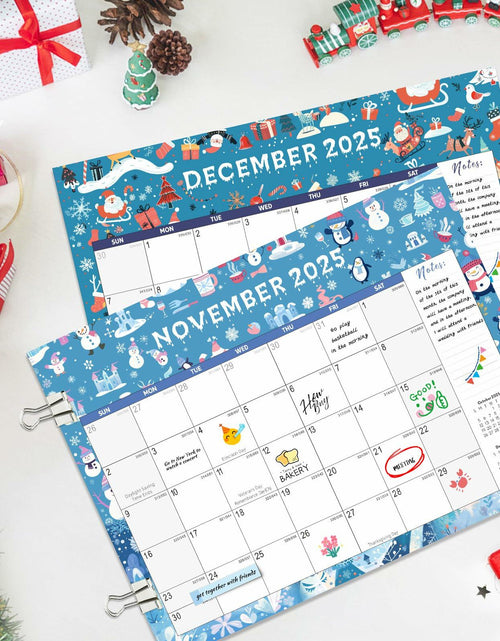 Load image into Gallery viewer, Gannyfer Large Desk Calendar 2025-2026 22x17 Planner with To-Do List Snow

