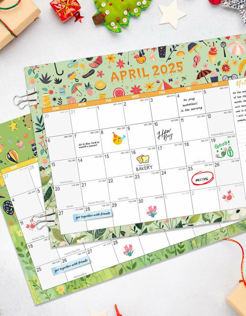 Load image into Gallery viewer, Gannyfer Large Desk Calendar 2025-2026 22x17 Planner with To-Do List Snow

