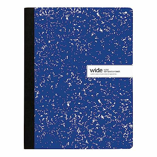 Load image into Gallery viewer, Office Depot Composition Notebook Wide Ruled Blue 100 Sheets 9.75x7.5
