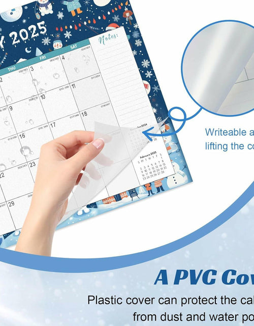 Load image into Gallery viewer, Gannyfer Large Desk Calendar 2025-2026 22x17 Planner with To-Do List Snow
