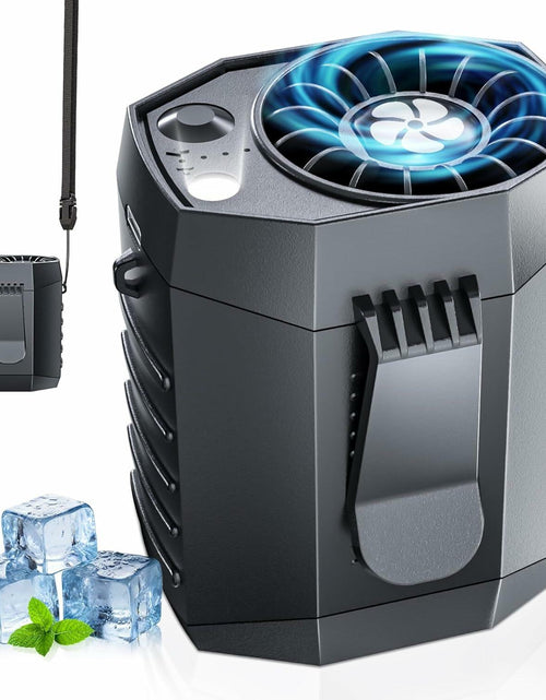 Load image into Gallery viewer, wz-ruijiang 2025 Upgrade Portable Waist Fan 13000 Speed Clip-On Black
