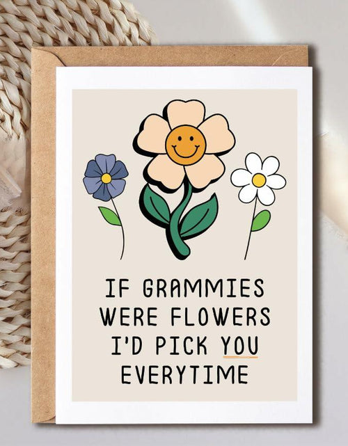 Load image into Gallery viewer, YoungGift Grammie Birthday Flower Card Mother's Day Thank You Multicolor
