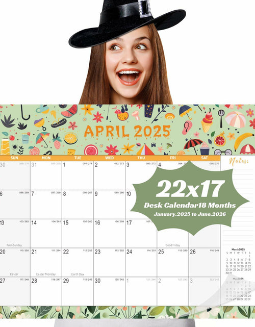 Load image into Gallery viewer, Gannyfer Large Desk Calendar 2025-2026 22x17 Planner with To-Do List Snow
