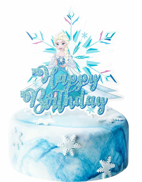 Load image into Gallery viewer, Frozen Cake Topper Birthday Party Decoration for Children, 1 Count
