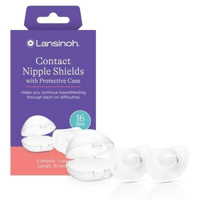 Load image into Gallery viewer, [Like New] Lansinoh Contact Nipple Shield with Case 16mm 2ct
