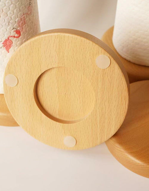 Load image into Gallery viewer, GUDINGHENG Wooden Paper Towel Holder Koala Design Free Standing Stand
