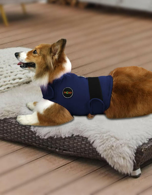 Load image into Gallery viewer, MCHY Dog Anxiety Vest, Anxiety Relief for Dogs, Dog Calming Coat (Navy M)
