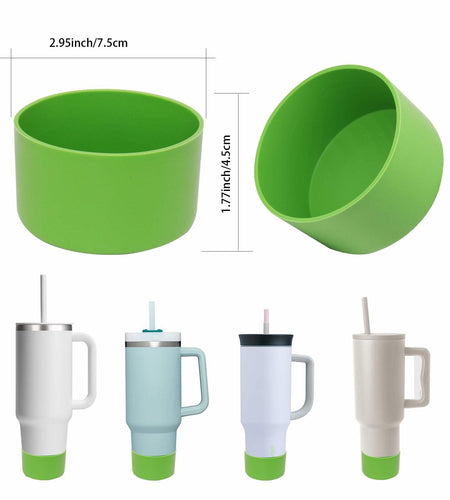 TFAK 2Pcs Light Green Silicone Boot for Stanley Quencher 30oz 40oz Hydro Flask