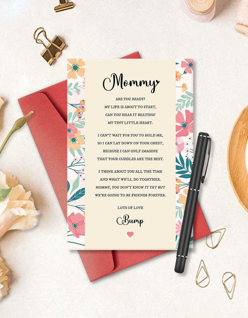 Load image into Gallery viewer, hvdler Poem Mother's Day Card for New Mom First Mother's Day Card White
