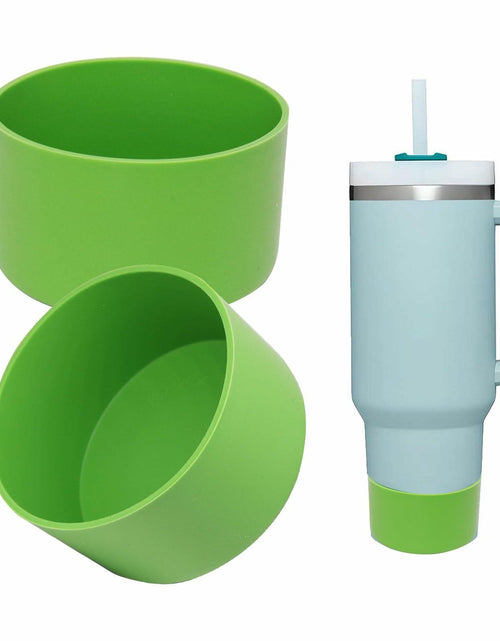 Load image into Gallery viewer, TFAK 2Pcs Light Green Silicone Boot for Stanley Quencher 30oz 40oz Hydro Flask
