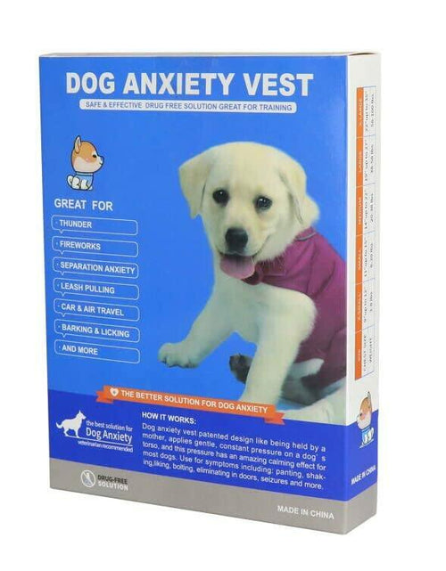 Load image into Gallery viewer, MCHY Dog Anxiety Vest, Anxiety Relief for Dogs, Dog Calming Coat (Navy M)
