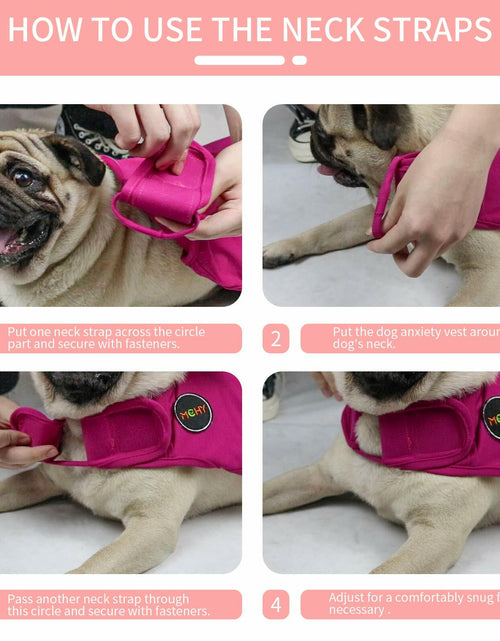 Load image into Gallery viewer, MCHY Dog Anxiety Vest, Anxiety Relief for Dogs, Dog Calming Coat (Navy M)
