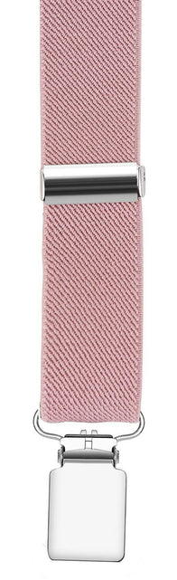 Load image into Gallery viewer, Pzle Boys' Bow Tie and Suspenders Set Adjustable Elastic 30 Inches Blush Pink
