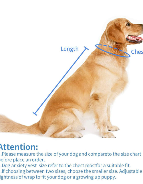 Load image into Gallery viewer, MCHY Dog Anxiety Vest, Anxiety Relief for Dogs, Dog Calming Coat (Navy M)
