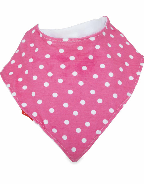 Load image into Gallery viewer, Nuby 2 Pack Bandana Bibs Super Absorbent Dribble Catcher for Girls
