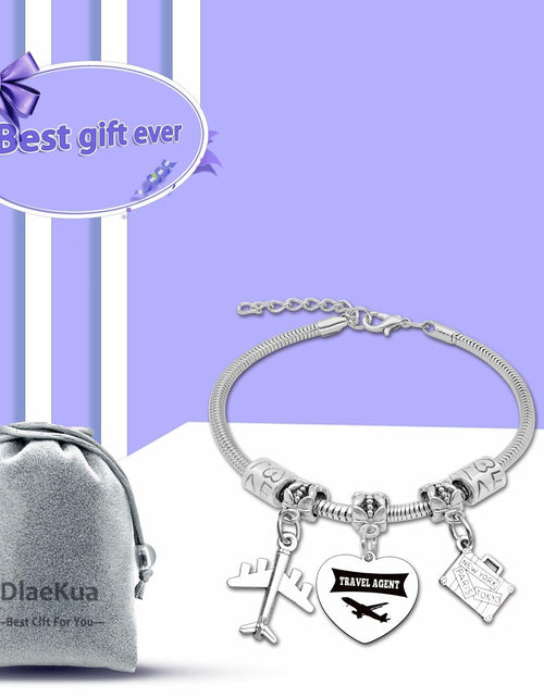 Load image into Gallery viewer, DlaeKua Travel Lover Stainless Steel Bracelet Women Memories Along The Way
