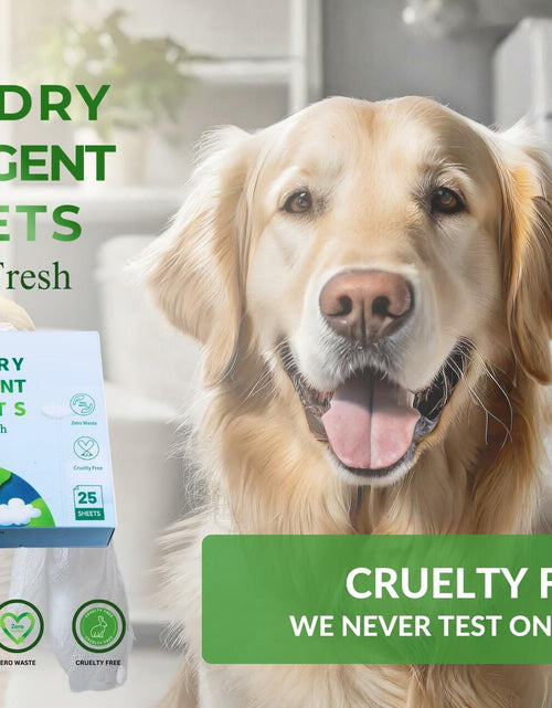 Load image into Gallery viewer, Simple Fresh Laundry Detergent Sheets Fragrance Free 50 Loads Pack of 25
