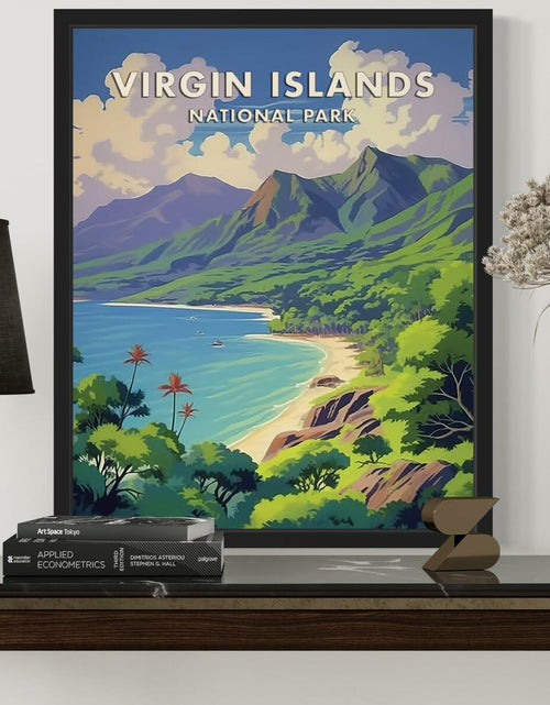 Load image into Gallery viewer, HomeArtPrint Virgin Islands National Park Retro Poster 8x10 Unframed
