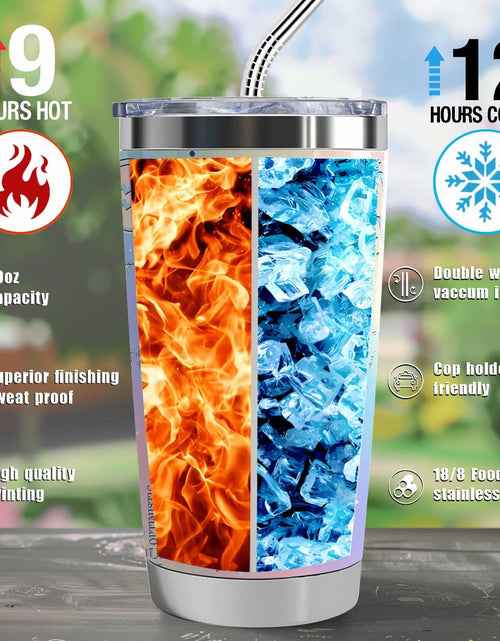 Load image into Gallery viewer, LLKJHGE Scorpio Zodiac 20oz Stainless Steel Insulated Tumbler with Lid
