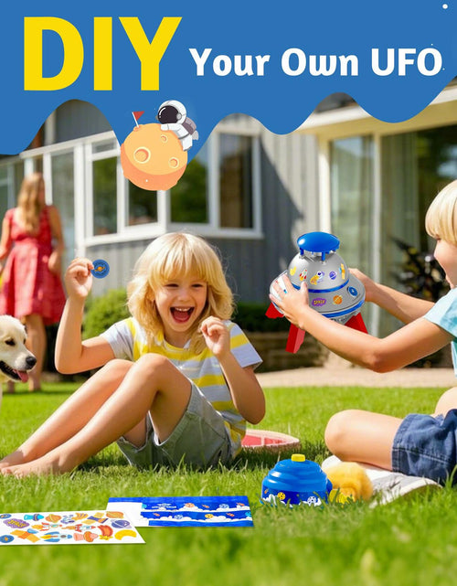 Load image into Gallery viewer, COCASES UFO Water Sprinkler Toy w/ Light Outdoor Summer Fun for Kids
