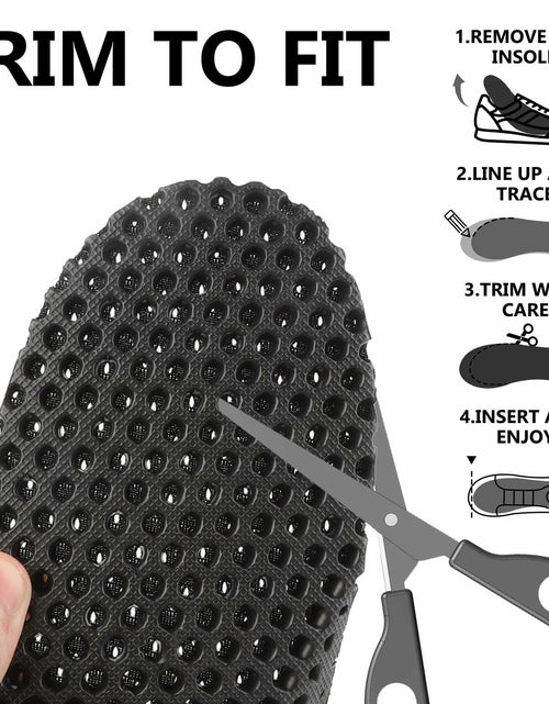 Load image into Gallery viewer, riemot Arch Supports Orthotics Sport Shoe Insoles 2 Pairs Grey Size US14/EU47
