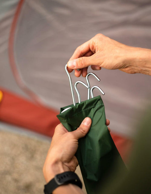 Load image into Gallery viewer, Coghlan's Steel Tent Pegs 7" 5mm Rust-Resistant Hook Top 4-Pack
