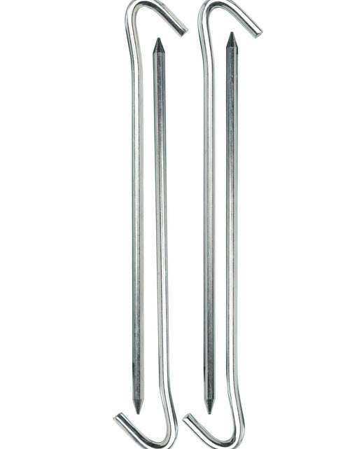 Load image into Gallery viewer, Coghlan's Steel Tent Pegs 7" 5mm Rust-Resistant Hook Top 4-Pack
