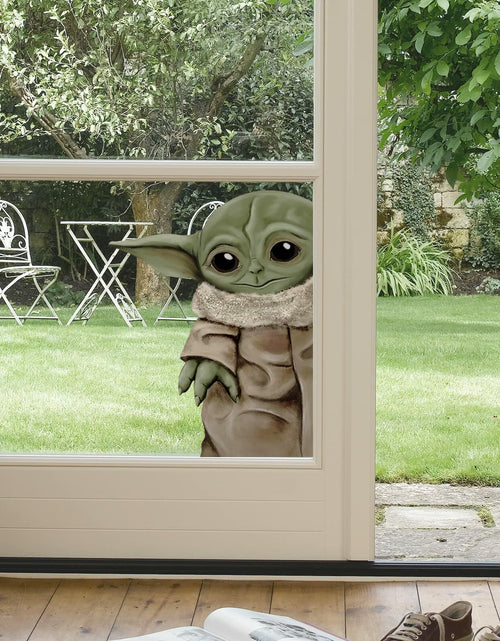 Load image into Gallery viewer, SAYBZ Removable Star Wars Vinyl Wall Decal Cartoon Green Tan Kids Decor
