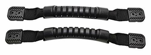 Load image into Gallery viewer, H2o Kayaks Molded Webbing Handle with End Caps Pack of 2 Black
