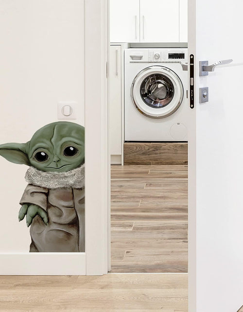 Load image into Gallery viewer, SAYBZ Removable Star Wars Vinyl Wall Decal Cartoon Green Tan Kids Decor
