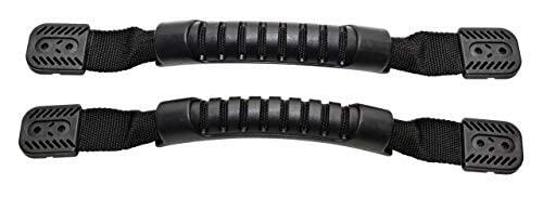 Load image into Gallery viewer, H2o Kayaks Molded Webbing Handle with End Caps Pack of 2 Black
