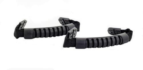 Load image into Gallery viewer, H2o Kayaks Molded Webbing Handle with End Caps Pack of 2 Black
