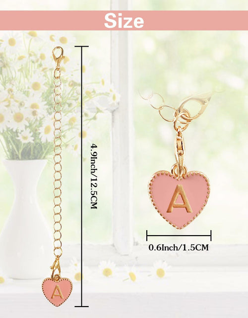 Load image into Gallery viewer, Yanmucy Letter U Charm Pendant 2Pcs Aluminum Adjustable Stanley Cup Accessory
