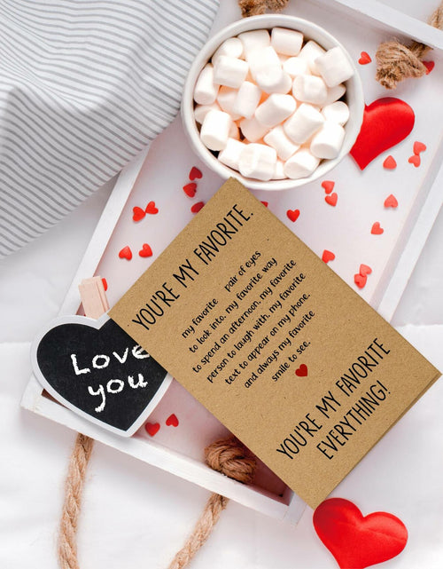 Load image into Gallery viewer, Pawzity Anniversary Card for Couple Hearts Pattern 5.3x8in Single Folded Card
