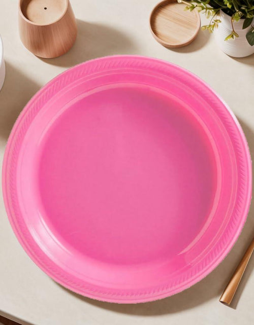Load image into Gallery viewer, Suertestarry 102 Pcs Party Plates Napkins Set Rose Pink for 20 People
