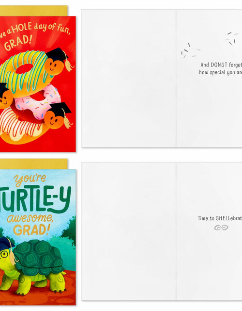 Load image into Gallery viewer, Hallmark Graduation Cards Bulk Assortment 36 Count Cartoon Multicolor Kids
