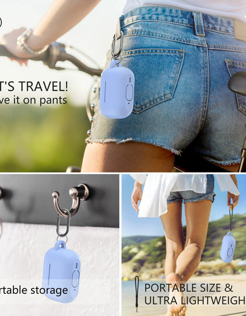 Load image into Gallery viewer, BOBEN AirPods Pro 2 Case Silicone Cover with Lanyard Keychain Blue
