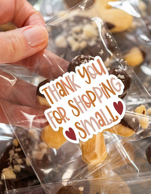 Load image into Gallery viewer, Parzcot Thank You for Shopping Stickers Roll 500pcs Boho Handmade
